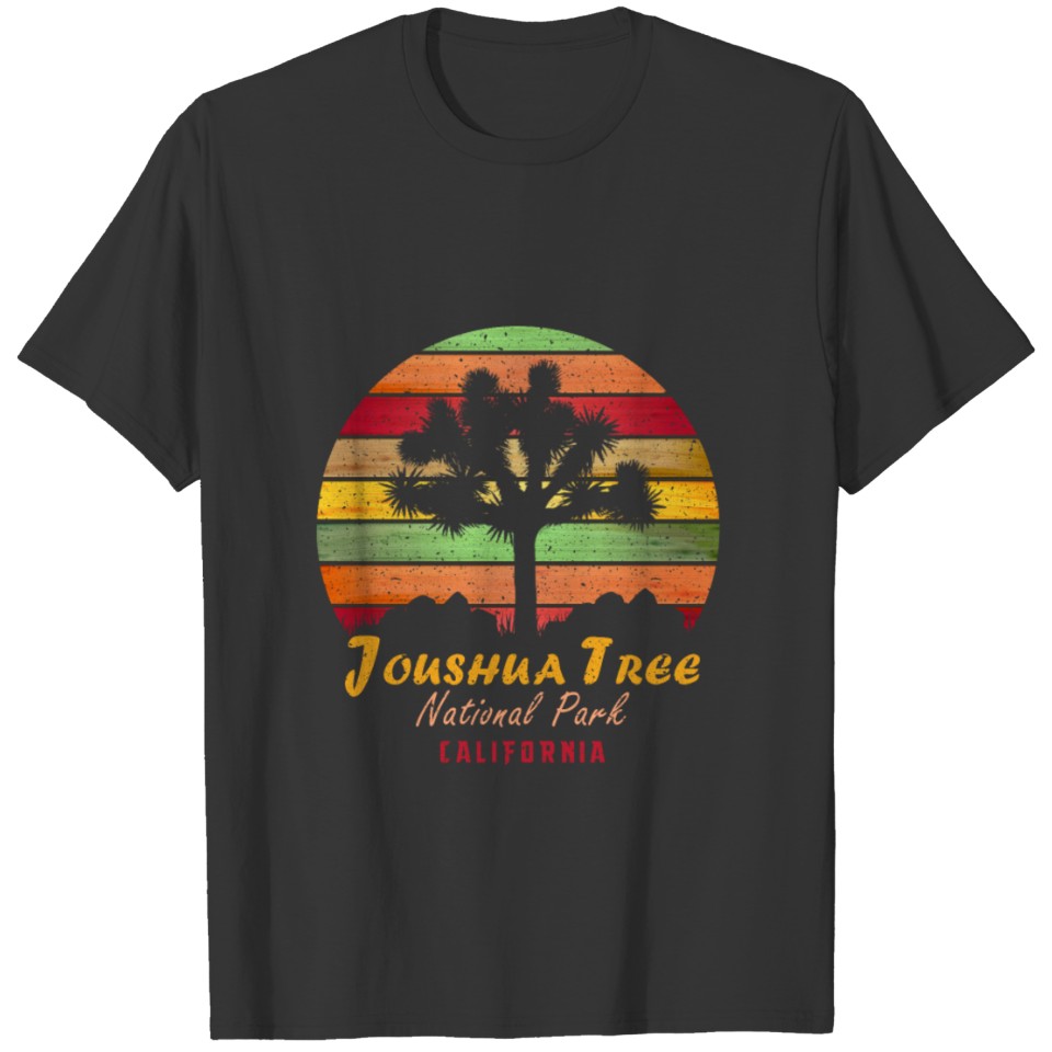 Retro Vintage Joshua Tree National Park California T Shirts