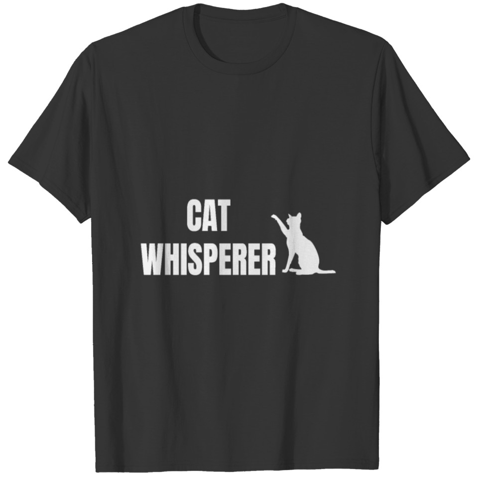 cat whisperer T-shirt