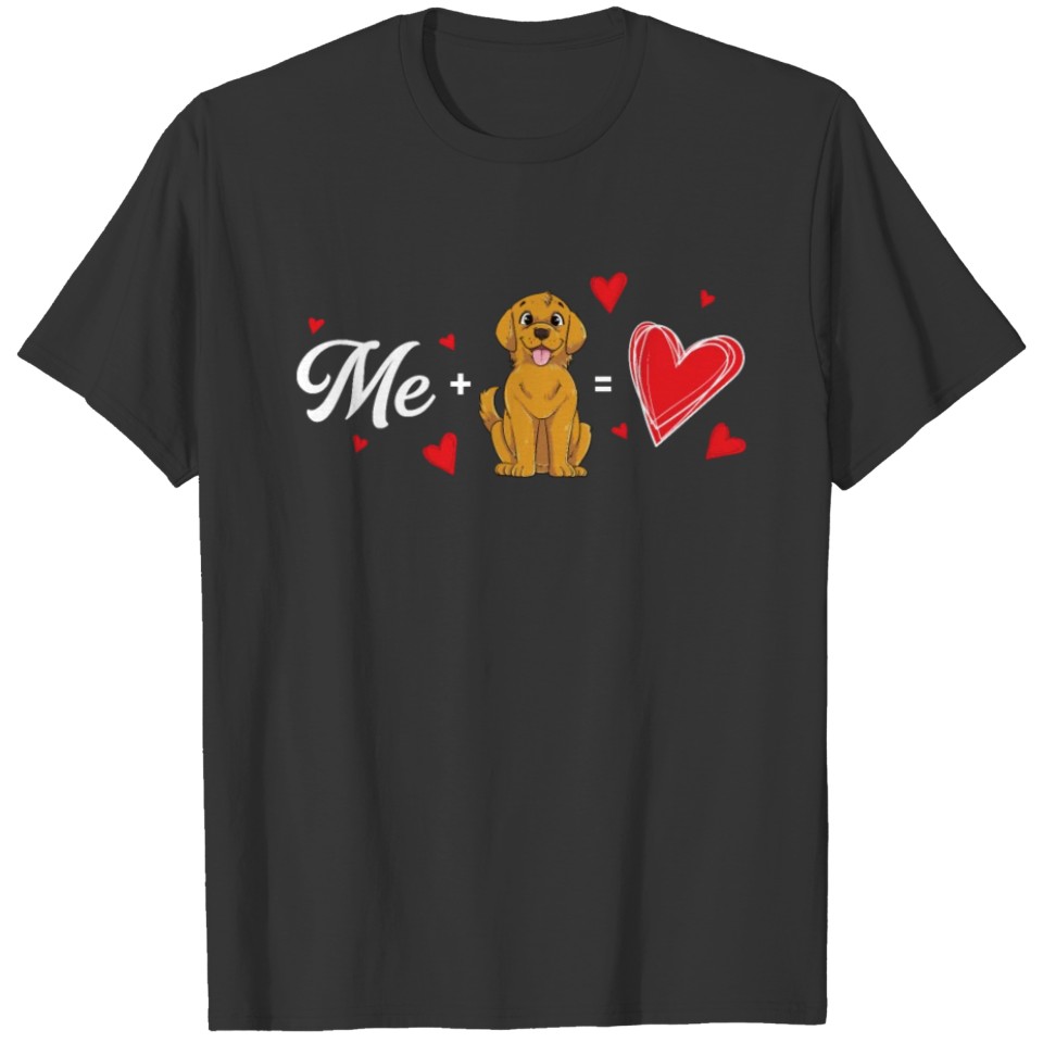 I Love Golden Retrievers Funny Dog Gift T-shirt