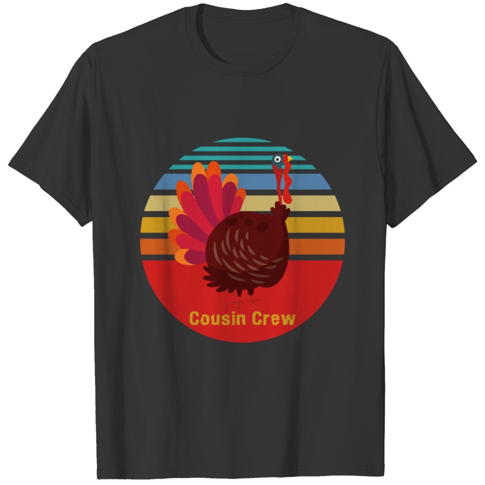 Cousin Crew Turkey Family Thanksgiving T-shirt