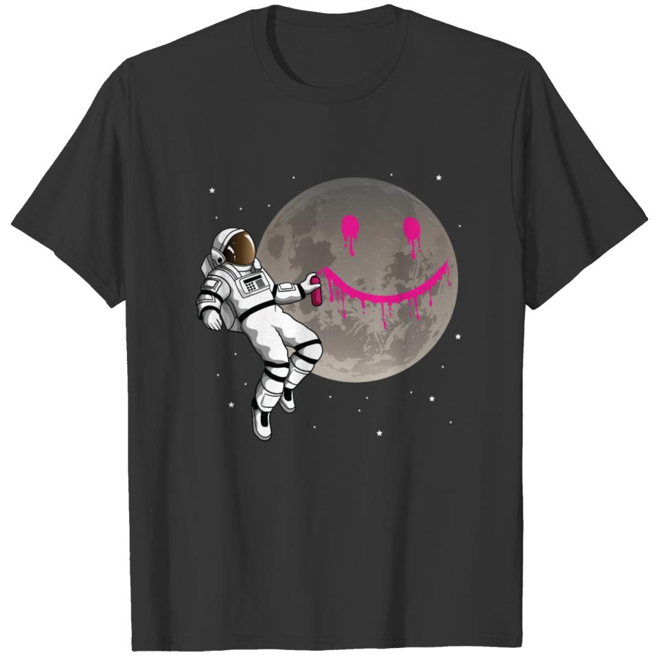 Smiley Emoticon 50th Anniversary Apollo 11 First T-shirt