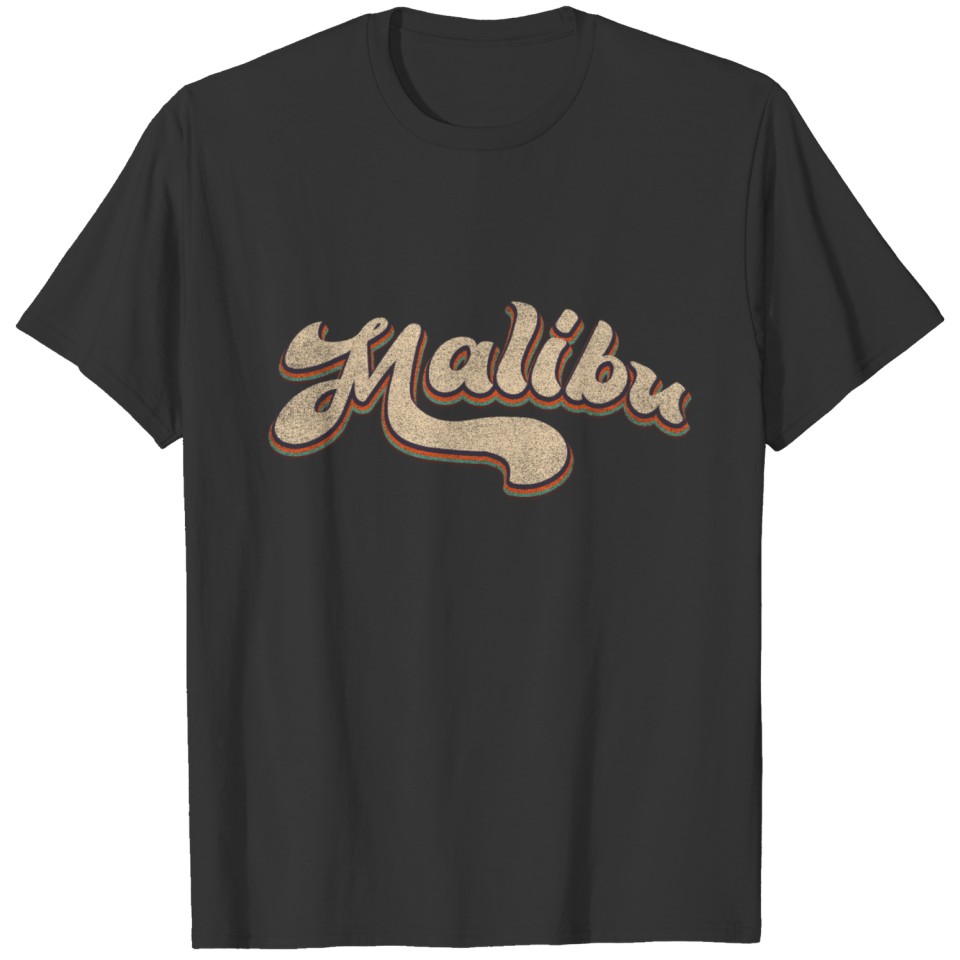 Vintage Malibu California Cali 70s 80s Surf Beach T-shirt