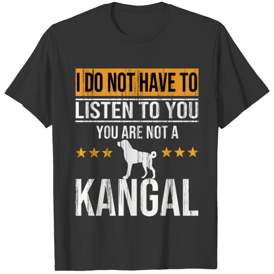 Kangal Dogs Men Women Dog Owner Dog Lover T-shirt