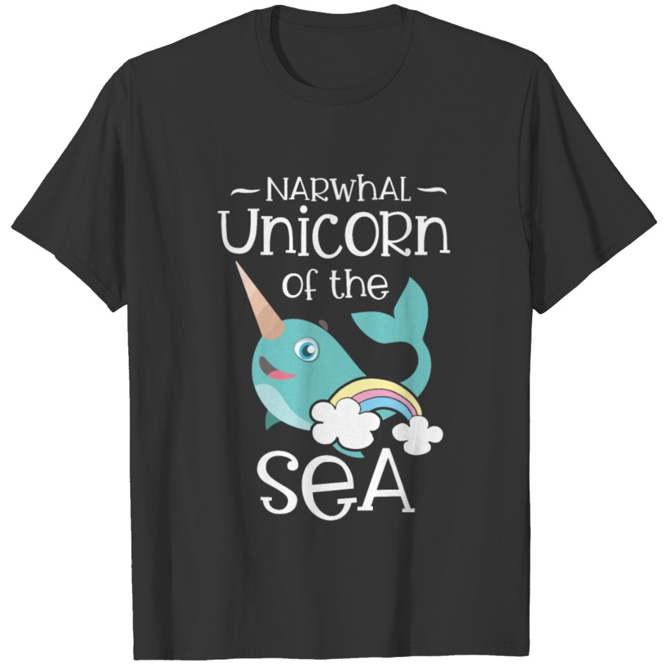 Funny Narwhal Unicorn Of The Sea Cute Enchanted An T-shirt