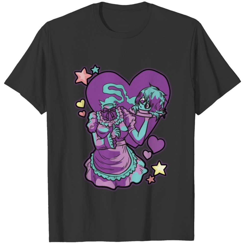 Dark Maid Purple Scary T-shirt
