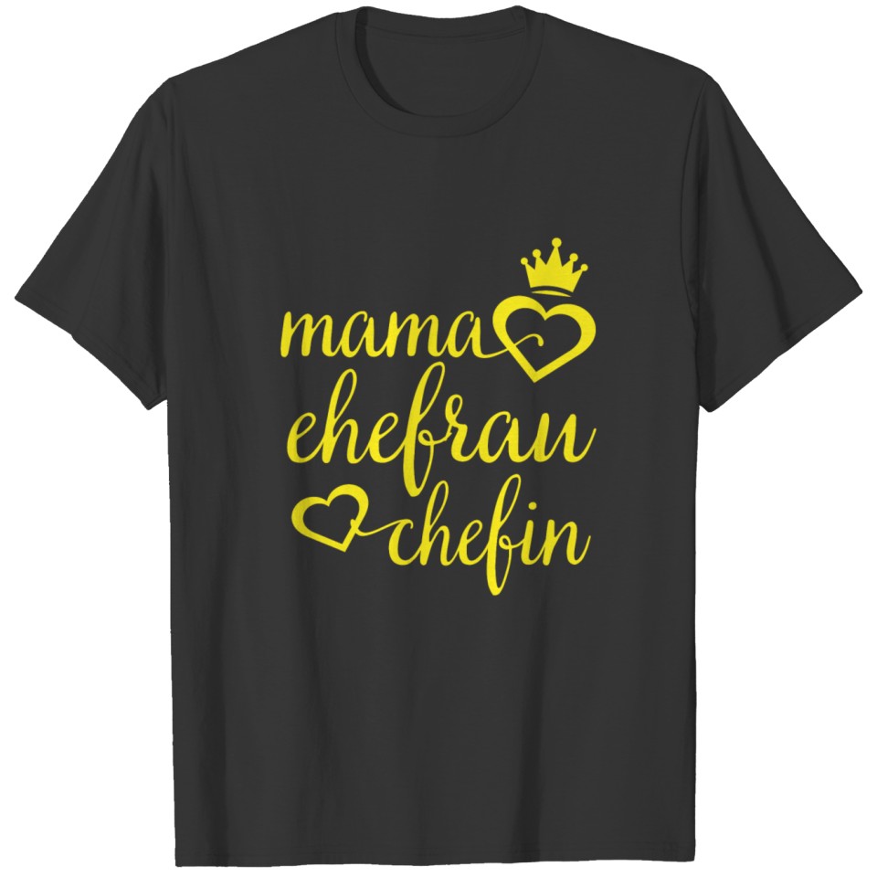 Mom wife boss family gift T-shirt