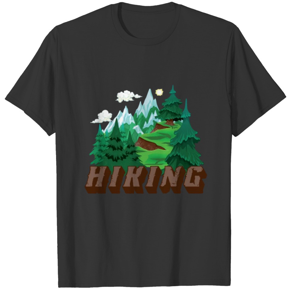 Hiking - Cool Hiker Design T-shirt