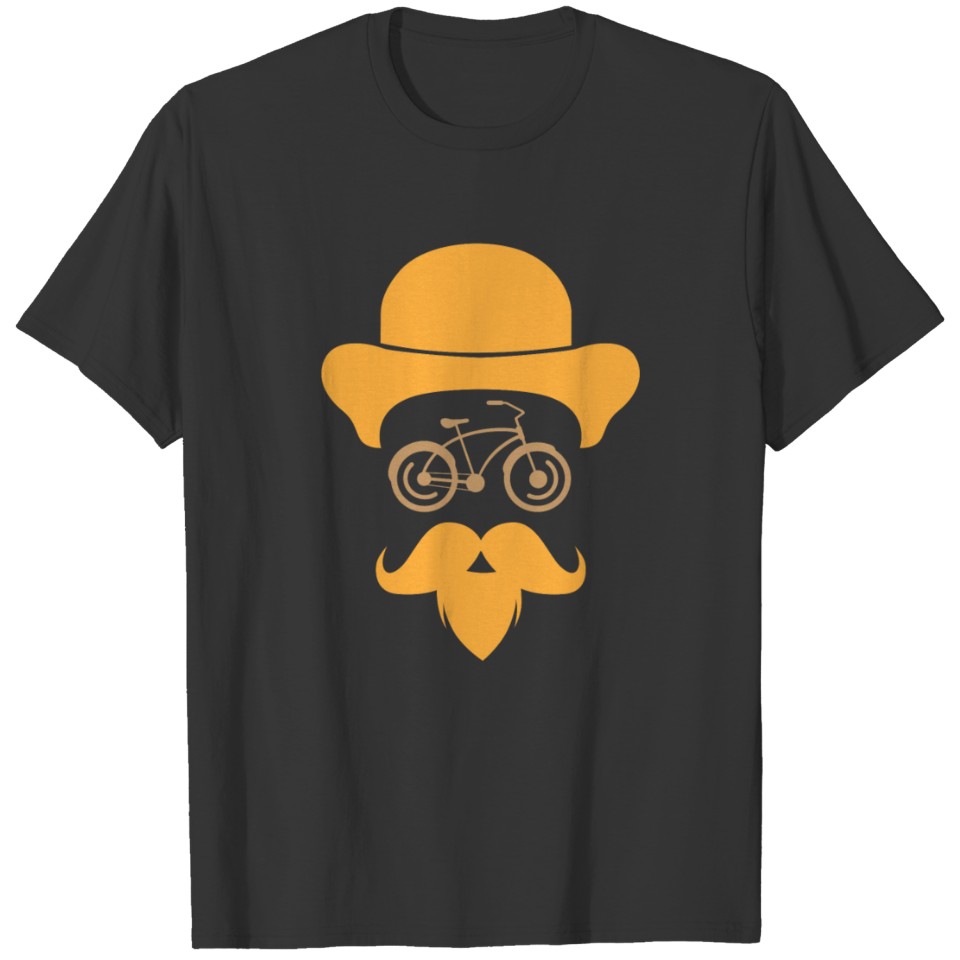 Bicycle Biker Face T-shirt