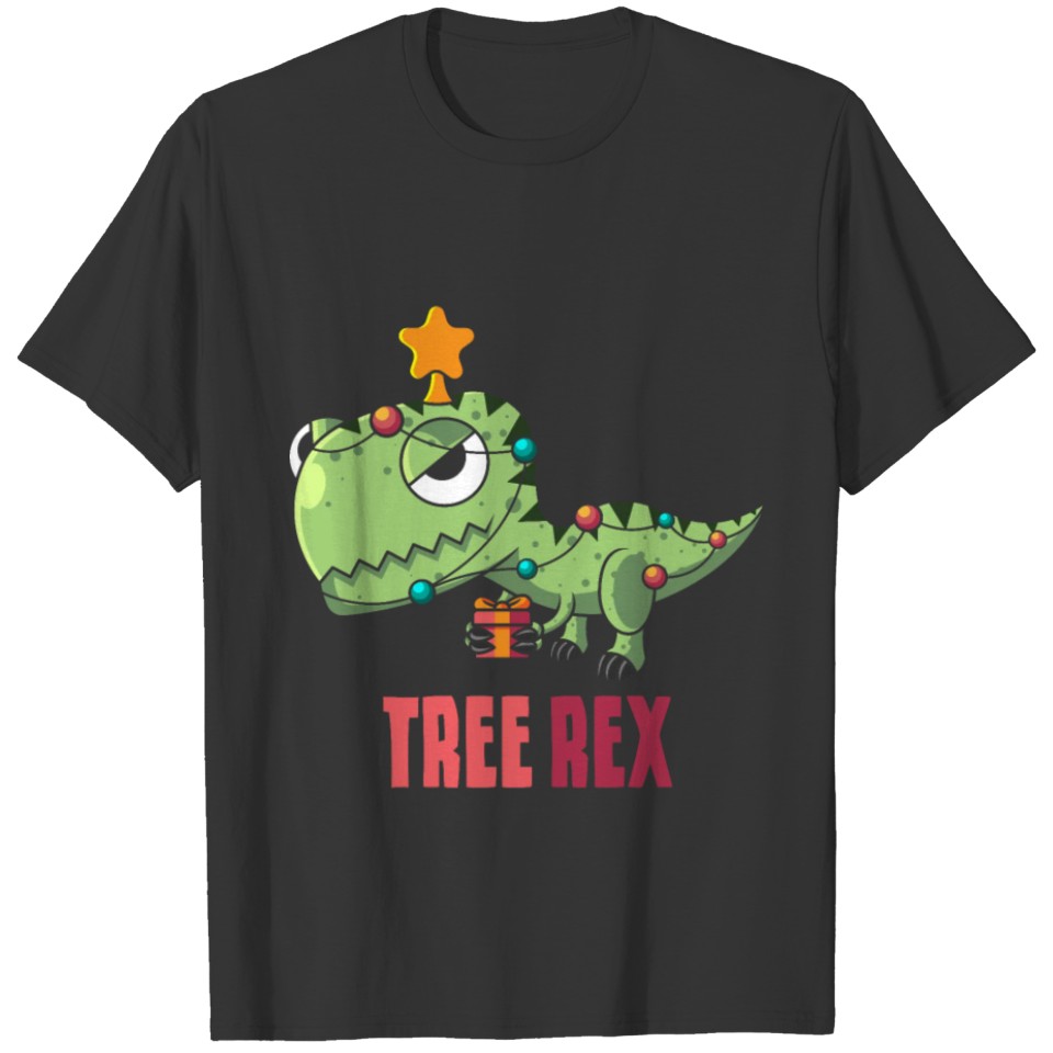 UGLY CHRISTMAS TREX Gift T REX Dino for Dad T Shirts