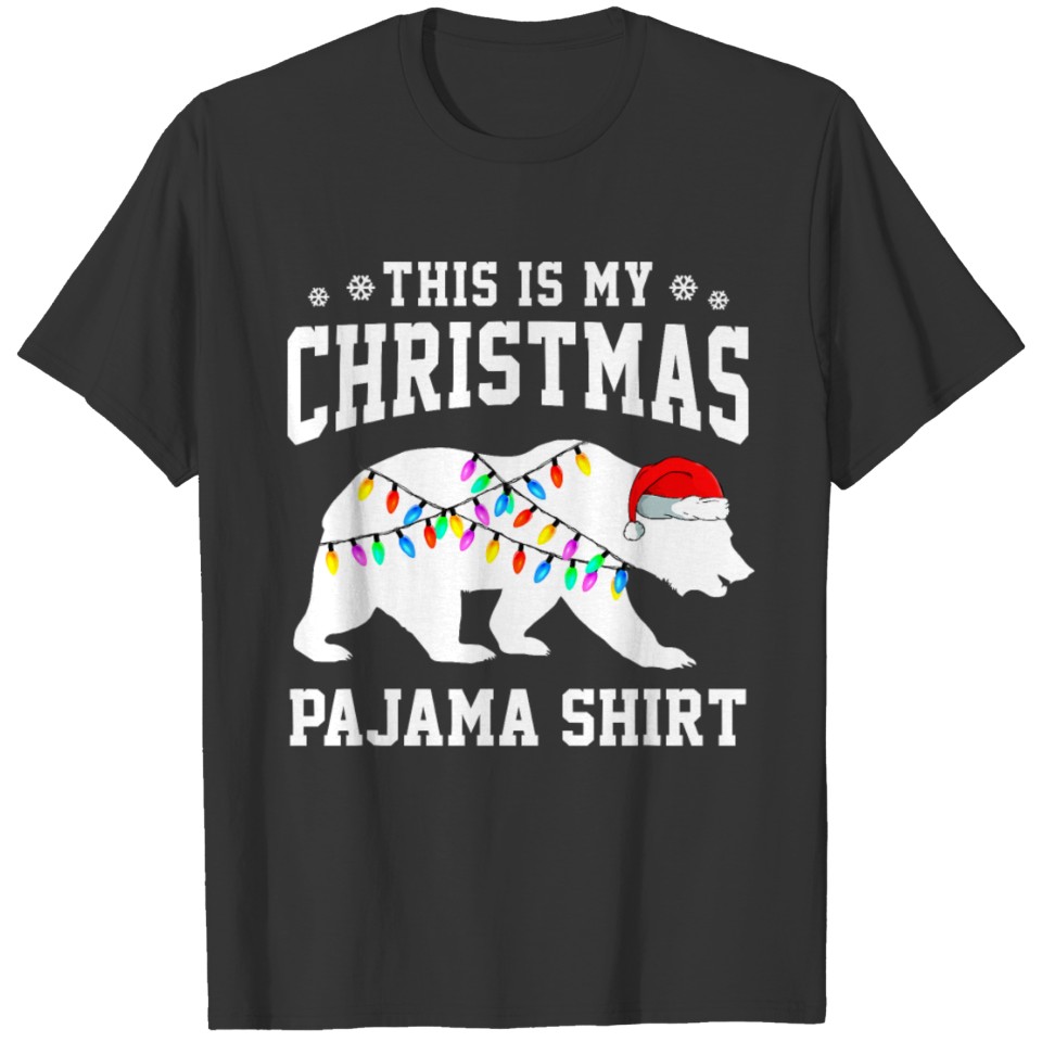 This is My Christmas Pajama Funny Christmas Pajama T-shirt