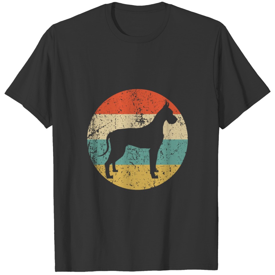 Great Dane Vintage Retro Great Dane Dog Gift T Shirts