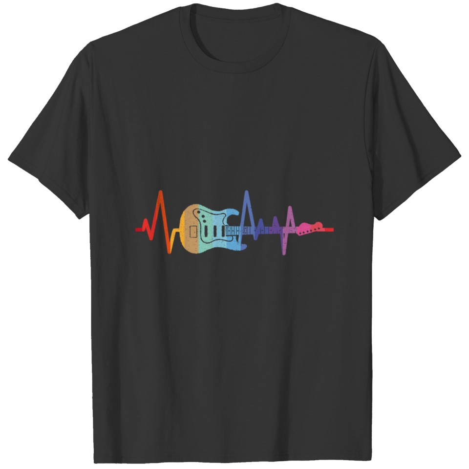 Pulse guitar music gift T-shirt