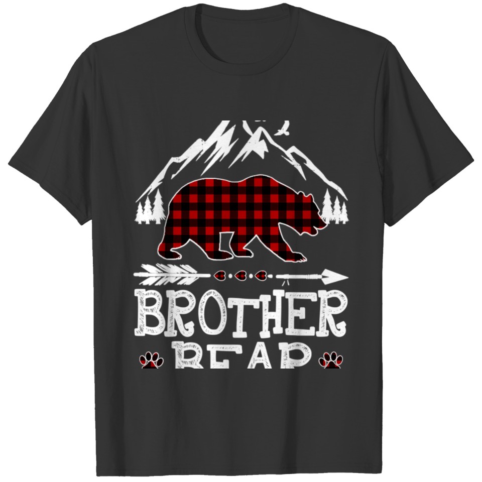 Brother Bear Christmas Pajama Red Plaid Buffalo Fa T Shirts