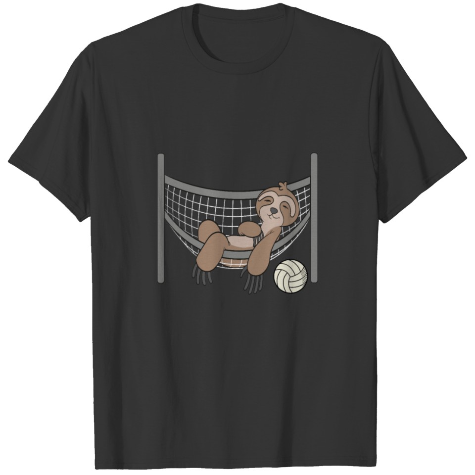 Volleyball Sloth chiling hammock Sport T-shirt