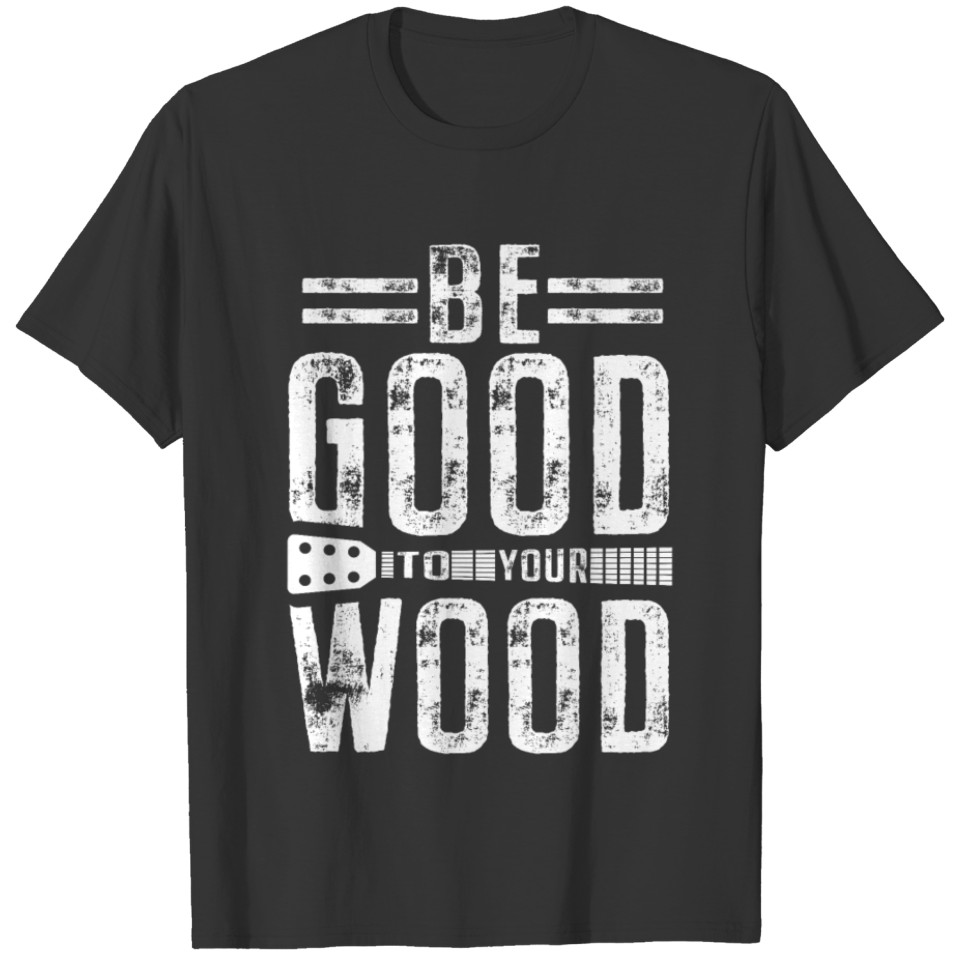 Funny Guitar Be Good To You Wood Vintage Music Gif T-shirt
