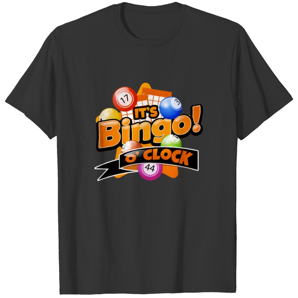 bingo caller shirt | It's Bingo O Clock | Funny Bi T-shirt