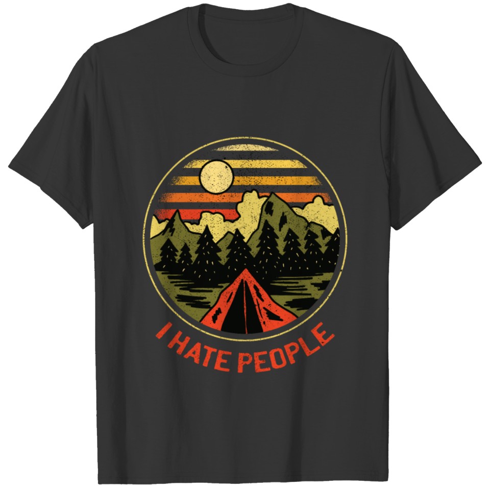 Camping Retro T-shirt