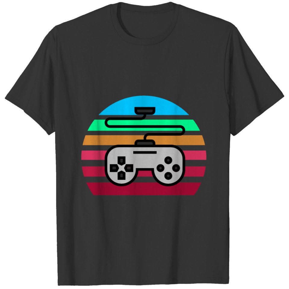 Gamepad Controller in the Sunset T-shirt