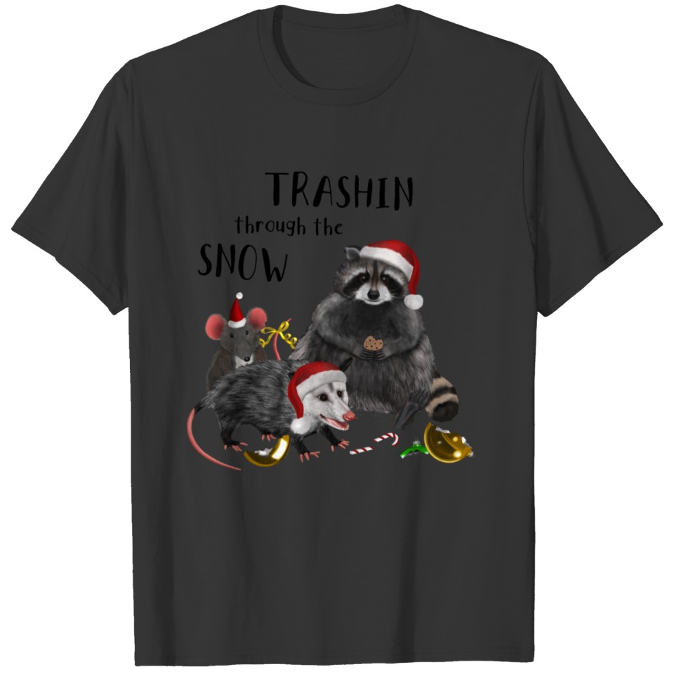Christmas - Racoon Mouse Rat Opossum T-shirt
