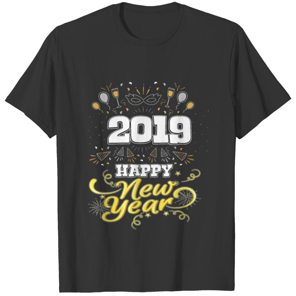 2019 Happy New Year for Christmas T-shirt