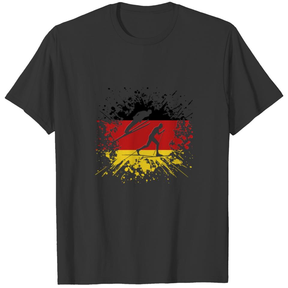 Nordic Combined Gift for Winter Sports Fans T-shirt