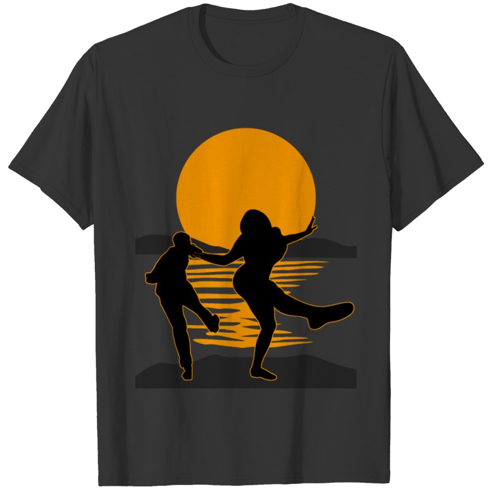 Boogie Woogie Dance - Sunset T-shirt