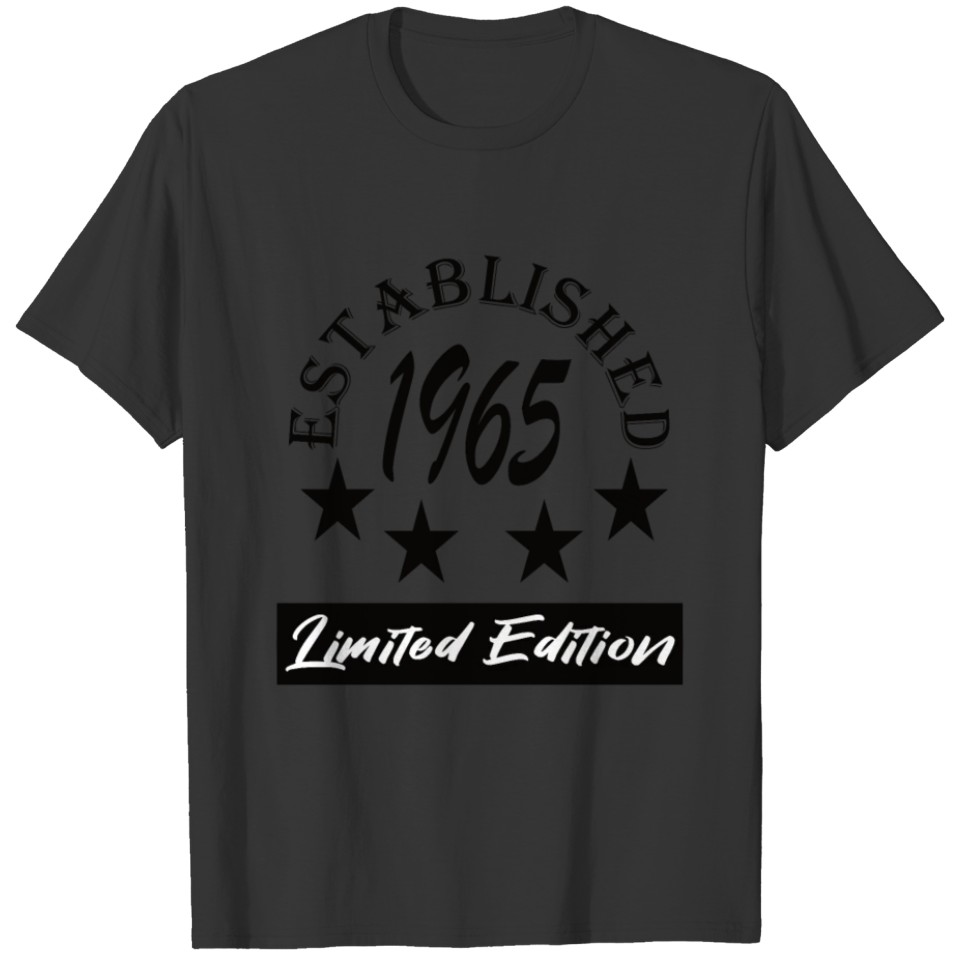 Established 1965 Limited Edition Design T-shirt