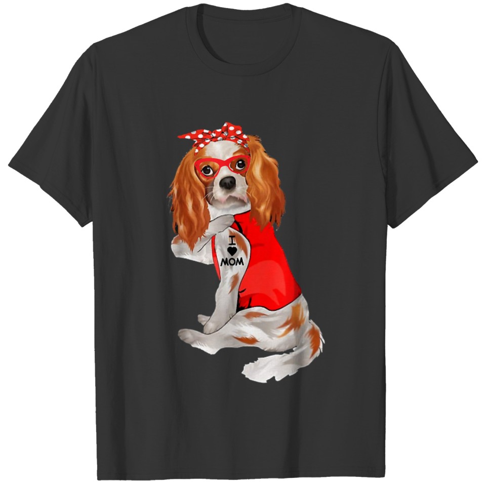 Cavalier King Charles Spaniel Dog Tattoo I Love T Shirts