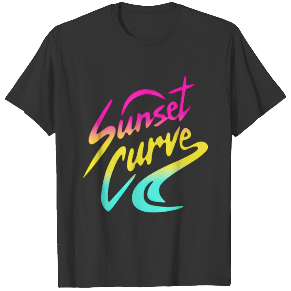sunset curve band merch T-shirt