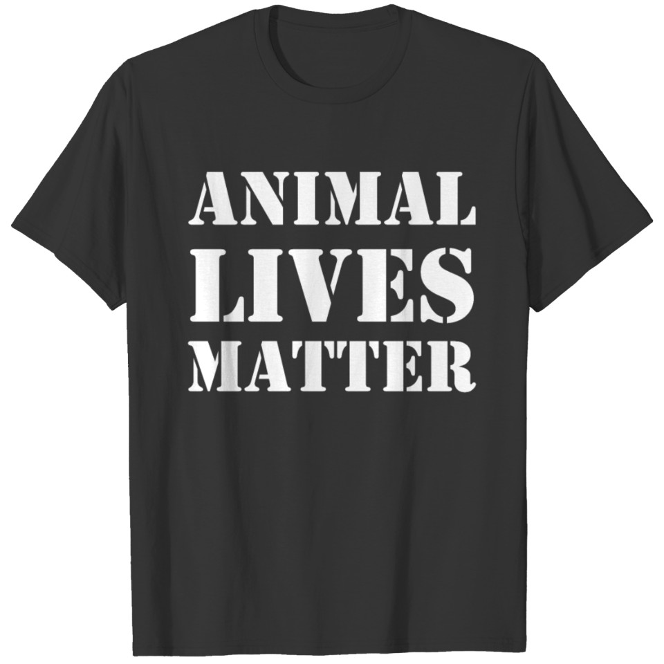 Animal life matter love idea oragic vegan veggie T-shirt