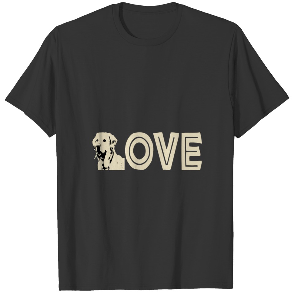 Golden Labrador or Lab Retriever Mix Dog Lover Men T-shirt