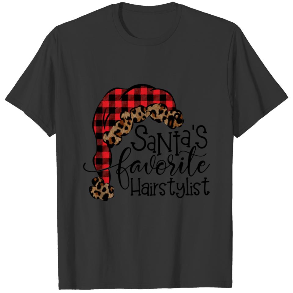 Santa's favorite hairstylist T-shirt