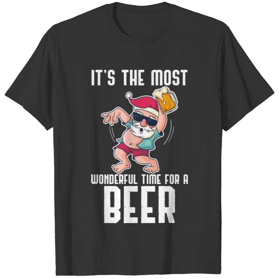 It's The Most Wonderful Time Of The Year Santa T-shirt