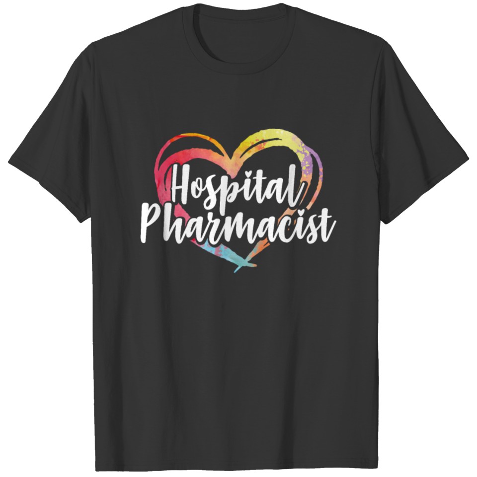 Hospital Pharmacist Pharmacy Technician Stud T-shirt