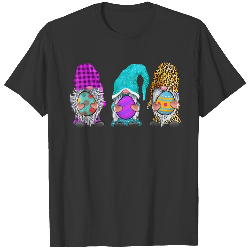 gnomes easter day egg hunter gift men women kids T-shirt