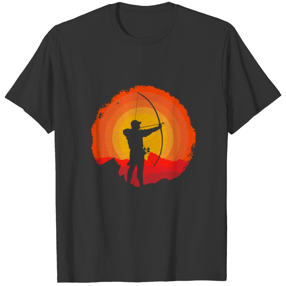 Archer Archery Silhouette Gift T-shirt