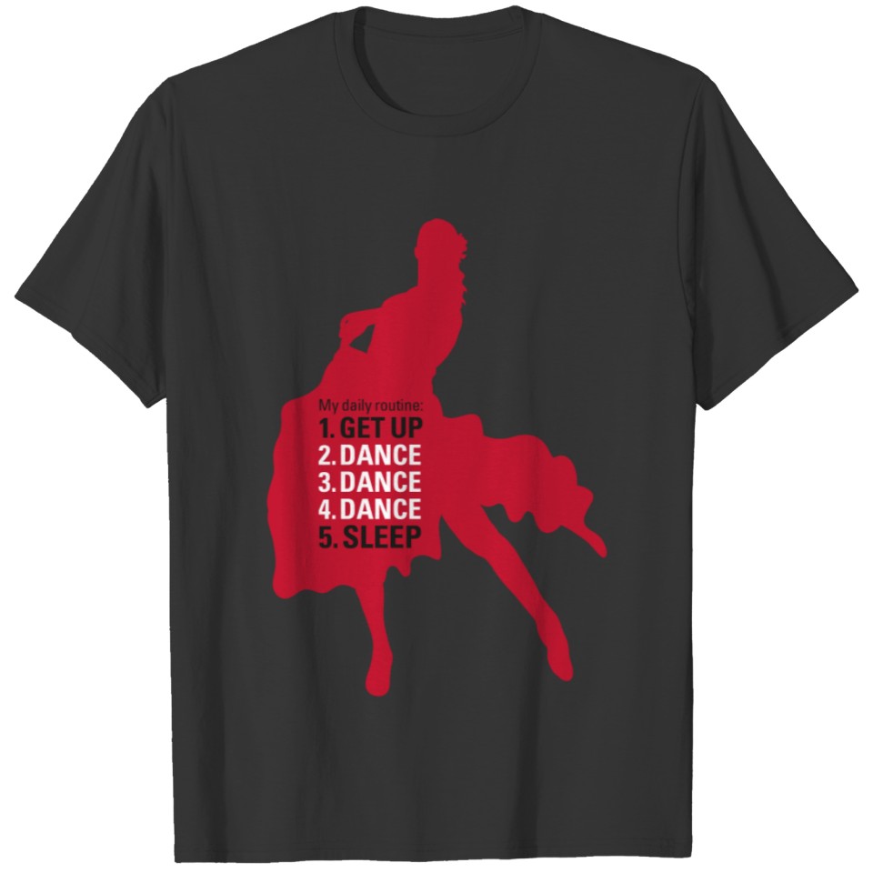 Dance dancing ballroom dancing flamenco T-shirt