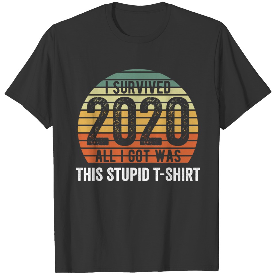 2021 Happy New Year Retro Vintage Holiday Gift T-shirt