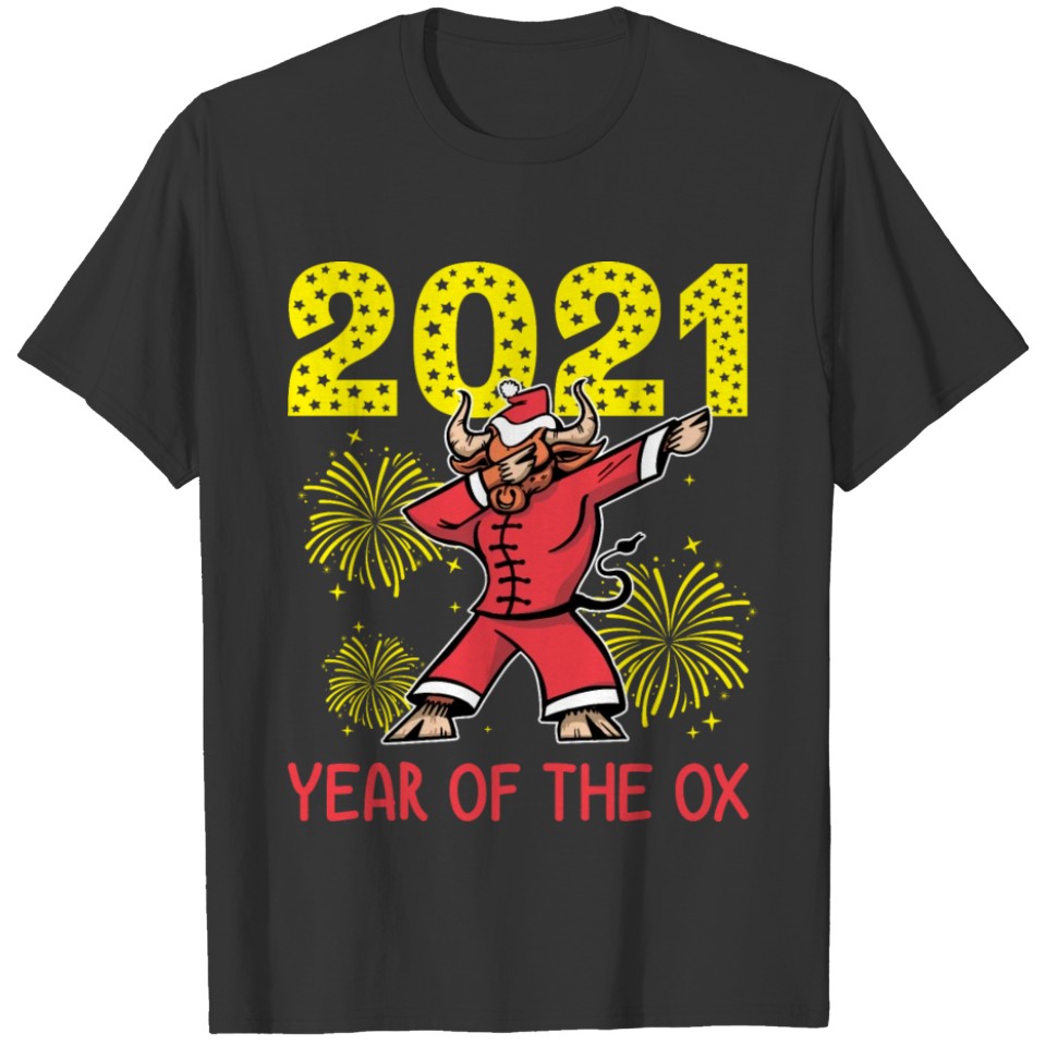 2021 Happy New Year Of The Ox Funny Holiday Gift T-shirt