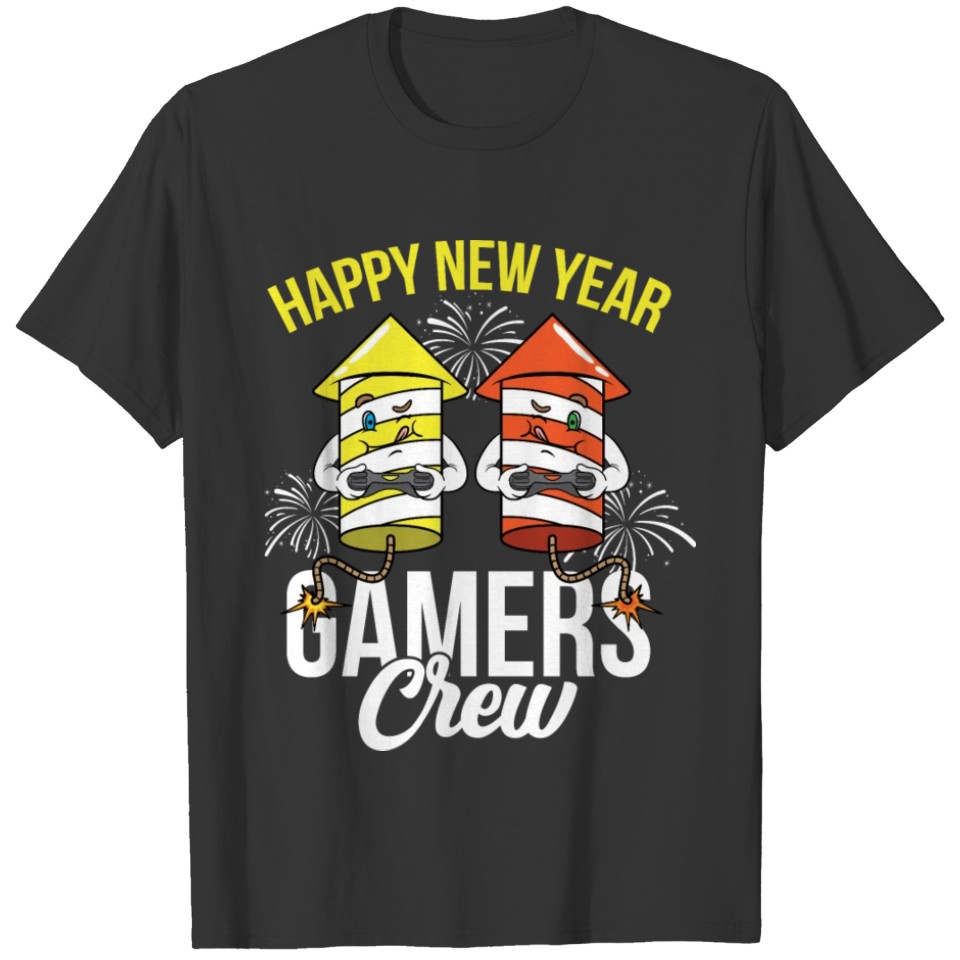 2021 Happy New Year Holiday Gamers Crew Gift T-shirt