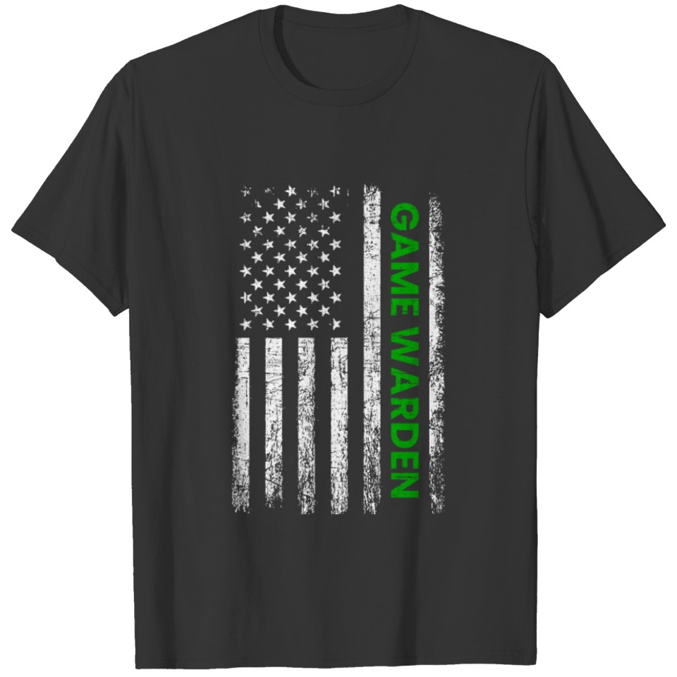 Game Warden American Flag, game warden T-shirt