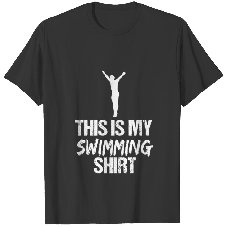 This Is My Swimmer Shirt - Funny Swimmer Gift T-shirt