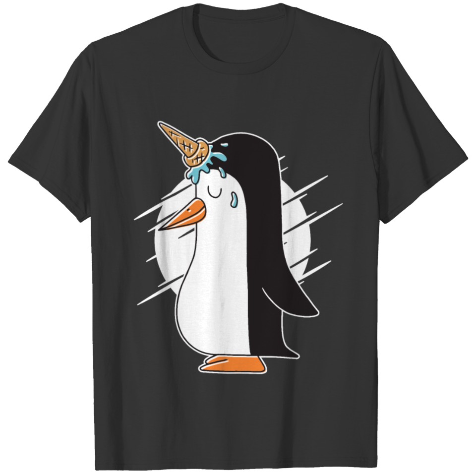 Penguin Unicorn lover gift idea birthday funny T-shirt