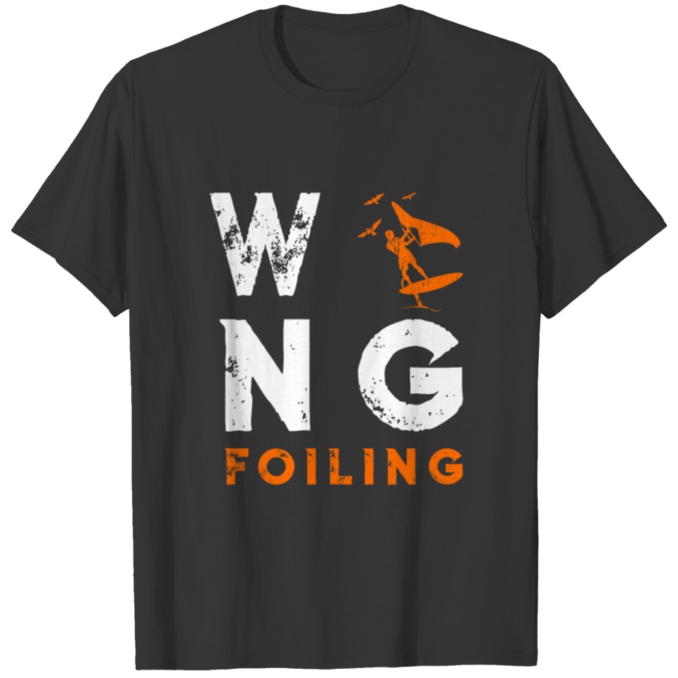 Wing Foiling Design for surfer T-shirt