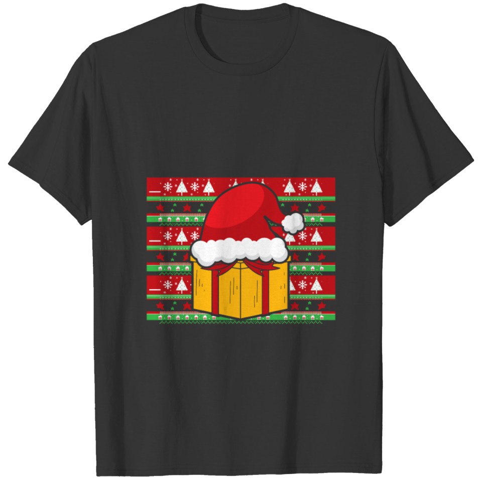 Christmas Gift Christmas Background T-shirt