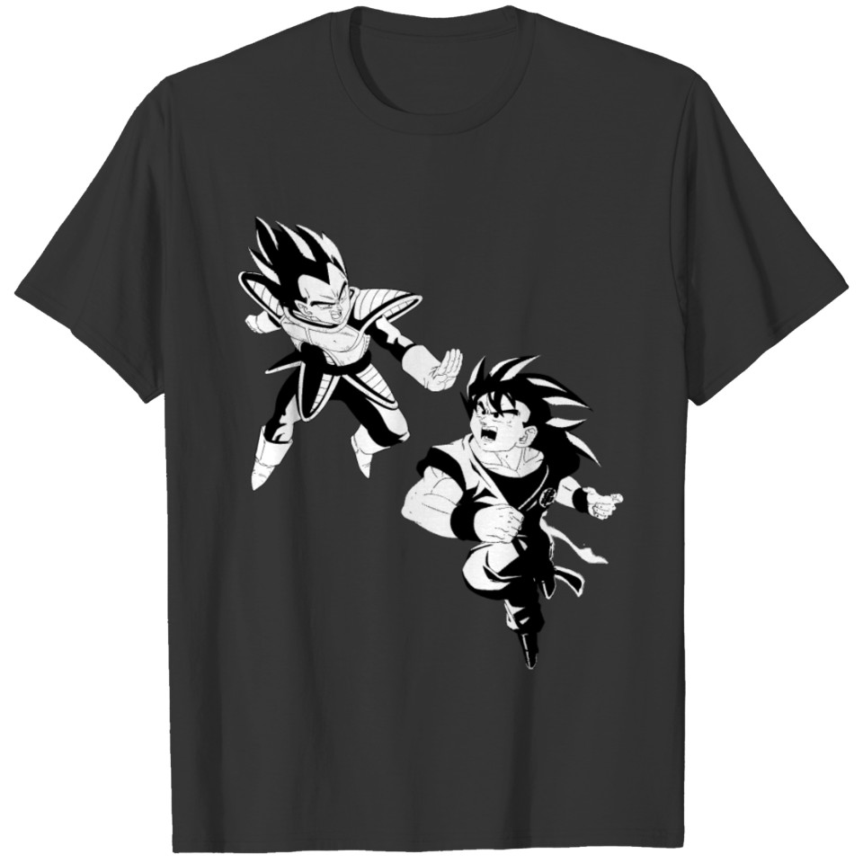 Dragon Ball Z Goku Vegeta Fighting T Shirts
