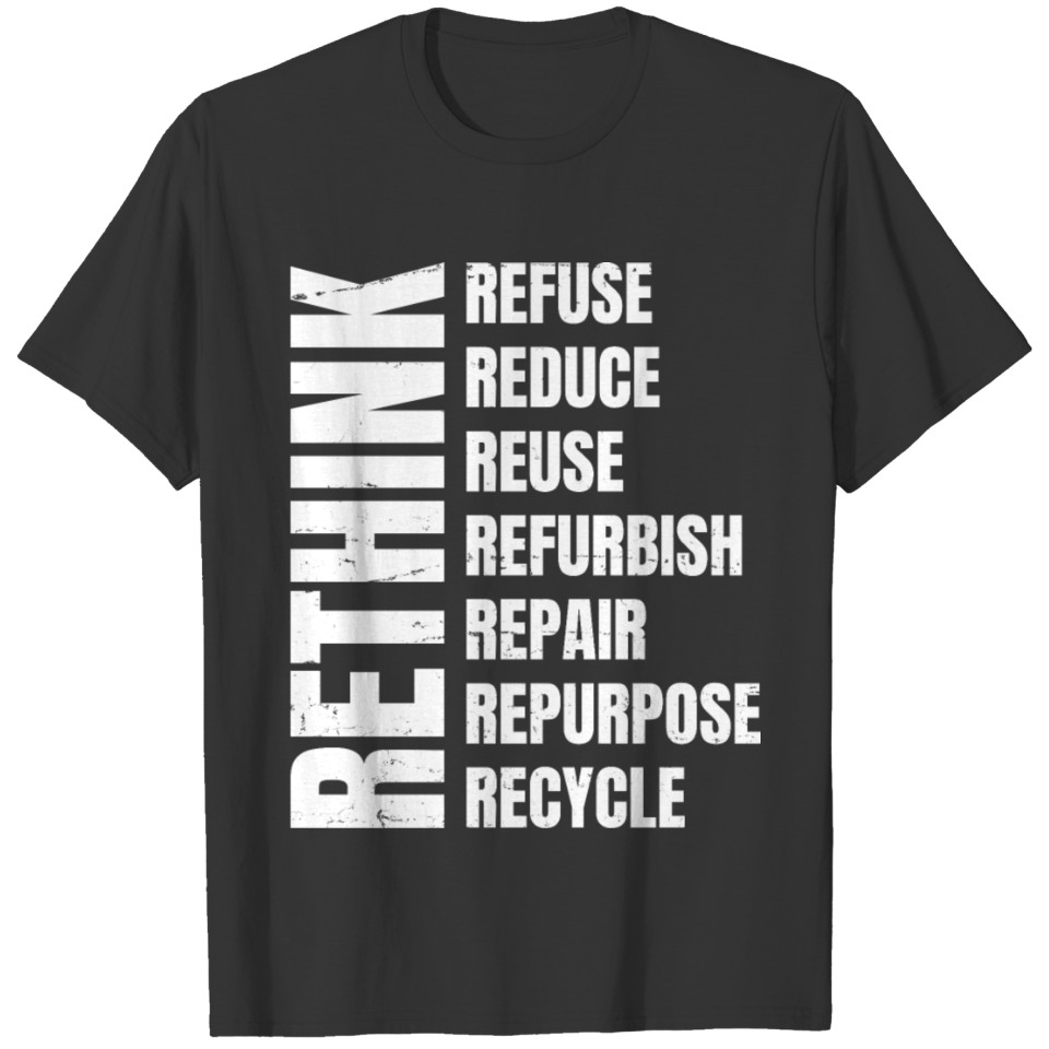 Rethink Consumption - Climate Change - Save The T-shirt