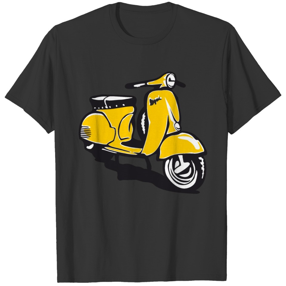 VESPA classic scooter Orange T-shirt