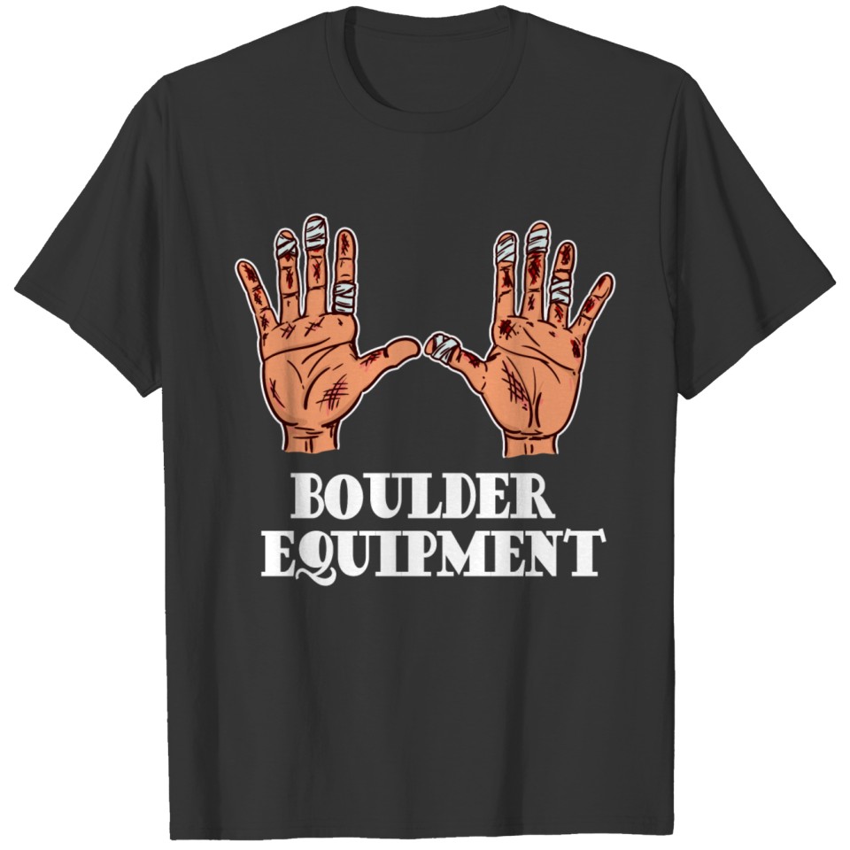Boulder Equipment Mountaineering Sports Adventure T-shirt