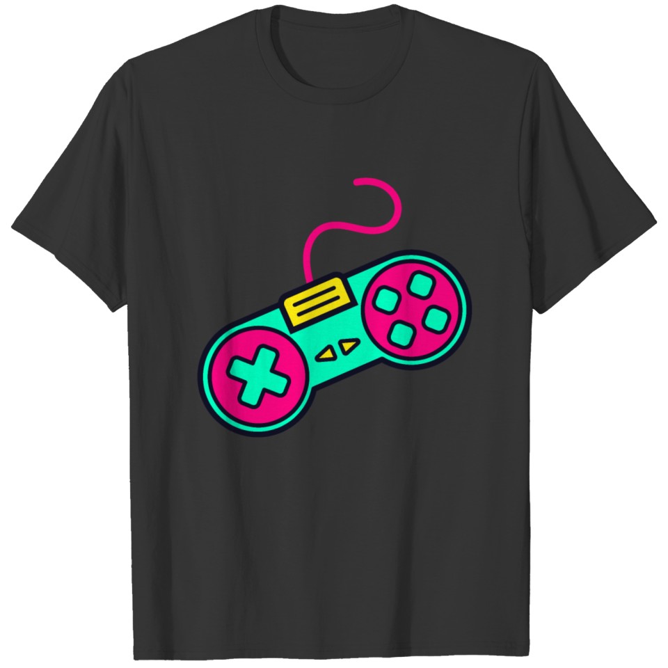 Neon Game Controller T-shirt